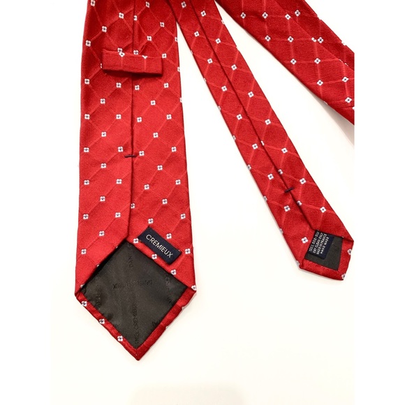 DANIEL CREMIEUX Silk Neck Tie 62L 3.75W #8 - Picture 2 of 2